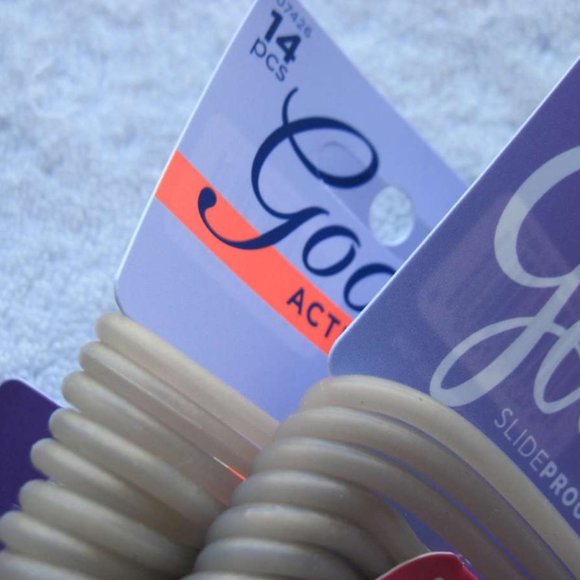 14 Goody Slide Proof Bold All Day Hold Stay Secure Elastic Ponytailer Hair Bands - Picture 16 of 16